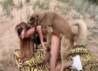 Sexy wild doggy gets hard fuck and pleasure